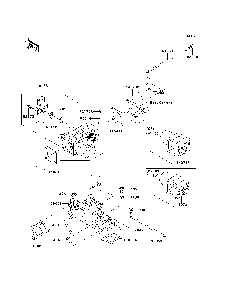 Throttle Diagram and Parts List for KAF620MDF 2013 Kawasaki Lawn Tractor Accessories