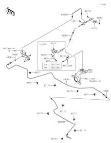 Part Location Diagram of 92171-0805 Kawasaki Clamp