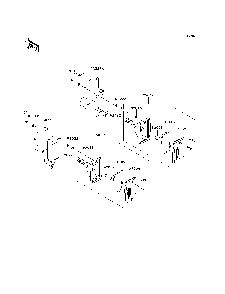 Taillight Diagram and Parts List for KRF750RDF 2013 Kawasaki Lawn Tractor Accessories