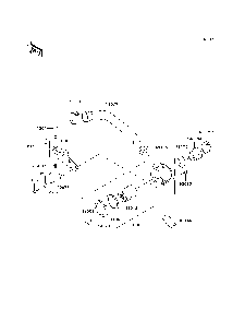 Air Cleaner-Belt Converter Diagram and Parts List for KAF620E7F 2007 & Prior Kawasaki Lawn Tractor Accessories