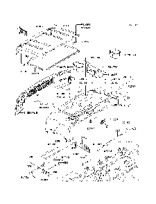 Fenders Diagram and Parts List for KAF620PDF 2013 Kawasaki Lawn Tractor Accessories