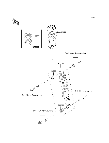 Shock Absorber Diagram and Parts List for KAF950E8F 2008 Kawasaki Lawn Tractor Accessories
