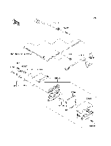 Taillight Diagram and Parts List for KAF620K7F 2007 & Prior Kawasaki Lawn Tractor Accessories