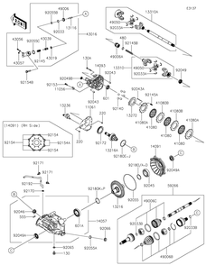 Part Location Diagram of 92055-0122 Kawasaki O-Ring