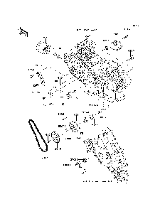 Oil Pump/Oil Filter Diagram and Parts List for KRT800BEF 2014 Kawasaki Lawn Tractor Accessories