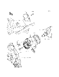 Generator Diagram and Parts List for KRF800BFF 2015 Kawasaki Lawn Tractor Accessories