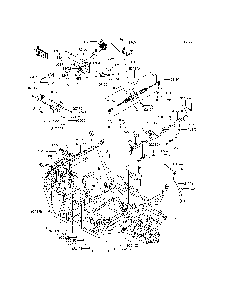 Frame Diagram and Parts List for KRF800CFF 2015 Kawasaki Lawn Tractor Accessories