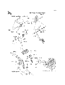 Brake Pedal/Throttle Lever Diagram and Parts List for KRT800BEF 2014 Kawasaki Lawn Tractor Accessories