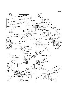 Drive Shaft-Rear Diagram and Parts List for KRF750SCSA 2012 Kawasaki Lawn Tractor Accessories