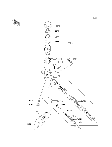 Master Cylinder Diagram and Parts List for KRF750RCS 2012 Kawasaki Lawn Tractor Accessories