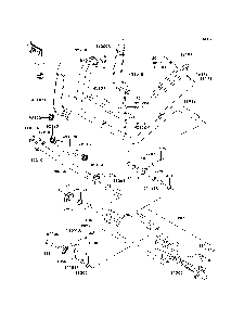 Muffler Diagram and Parts List for KRF750RDF 2013 Kawasaki Lawn Tractor Accessories