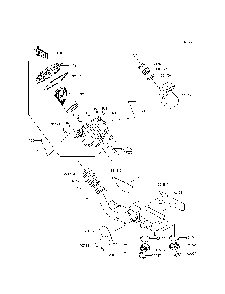 Air Cleaner Diagram and Parts List for KRF800CEF 2014 Kawasaki Lawn Tractor Accessories