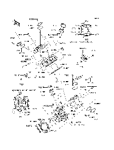 Cylinder Head Diagram and Parts List for KRF750TAF 2010 Kawasaki Lawn Tractor Accessories