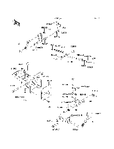 Shift Lever Diagram and Parts List for KAF620PDF 2013 Kawasaki Lawn Tractor Accessories