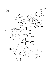 Converter Cover Diagram and Parts List for KAF620PDF 2013 Kawasaki Lawn Tractor Accessories