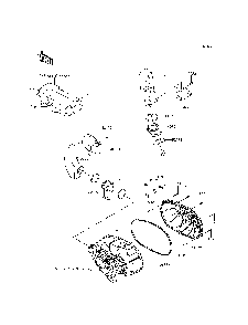 Converter Cover Diagram and Parts List for KRF800CEF 2014 Kawasaki Lawn Tractor Accessories