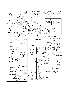 Chassis Electrical Equipment Diagram and Parts List for KRF750RDF 2013 Kawasaki Lawn Tractor Accessories