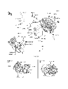 Part Location Diagram of 14001-0170 Kawasaki Set-Crankcase