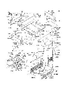 Carrier Diagram and Parts List for KRF750TAF 2010 Kawasaki Lawn Tractor Accessories