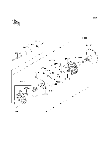 Drive Converter Diagram and Parts List for KAF620PDF 2013 Kawasaki Lawn Tractor Accessories