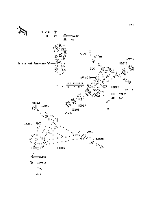 Part Location Diagram of 321H1000 Kawasaki Nut-Castle