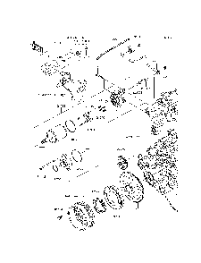 Starter Motor Diagram and Parts List for KRT800CFF 2015 Kawasaki Lawn Tractor Accessories
