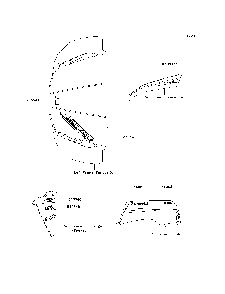 Decals Diagram and Parts List for KRT800DEF 2014 Kawasaki Lawn Tractor Accessories