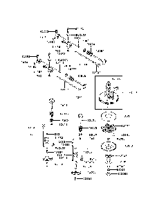 Valve/camshaft Diagram and Parts List for FR691V-AS29  Kawasaki Engine
