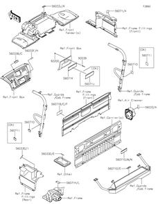 Part Location Diagram of 56071-0716 Kawasaki Label-Warning, Cargo Capa.