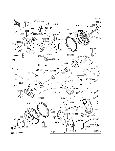 Rear Hubs/Brakes Diagram and Parts List for KAF620PDF 2013 Kawasaki Lawn Tractor Accessories