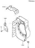 Page D Diagram and Parts List for FA076D AS07 Kawasaki Engine