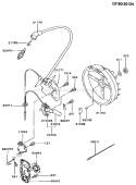 Page F Diagram and Parts List for FA076D AS07 Kawasaki Engine