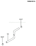 Page G Diagram and Parts List for FA076D AS07 Kawasaki Engine