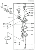 Page B Diagram and Parts List for FA076D CM81 Kawasaki Engine
