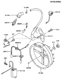 Page F Diagram and Parts List for FA076D CM81 Kawasaki Engine