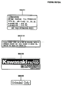 Page H Diagram and Parts List for FA076D CM81 Kawasaki Engine