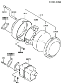 Part Location Diagram of 11060-2024 Kawasaki Gasket-Air Filter