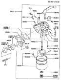Page B Diagram and Parts List for FA076D CS09 Kawasaki Engine