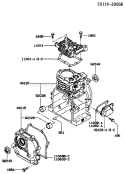 Page E Diagram and Parts List for FA076D CS09 Kawasaki Engine
