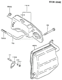 Page A Diagram and Parts List for FA076D EM80 Kawasaki Engine