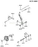 Page C Diagram and Parts List for FA076D EM80 Kawasaki Engine