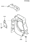 Page D Diagram and Parts List for FA076D EM80 Kawasaki Engine