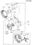 Part Location Diagram of 92081-2023 Kawasaki Spring-Recoil