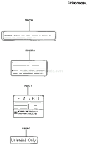 Page H Diagram and Parts List for FA076D ES05 Kawasaki Engine