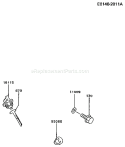 Page I Diagram and Parts List for FA076D ES05 Kawasaki Engine