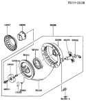 Part Location Diagram of 92150-2211 Kawasaki Bolt-6X8