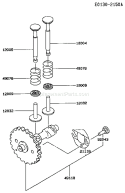 Page L Diagram and Parts List for FA076D FS04 Kawasaki Engine