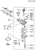 Part Location Diagram of 14043-2005 Kawasaki Filter