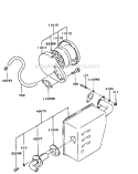 Part Location Diagram of 186AA0680 Kawasaki Bolt-Upset-WP, 6X80