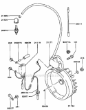 Part Location Diagram of 234AA0514 Kawasaki Screw (5x14)